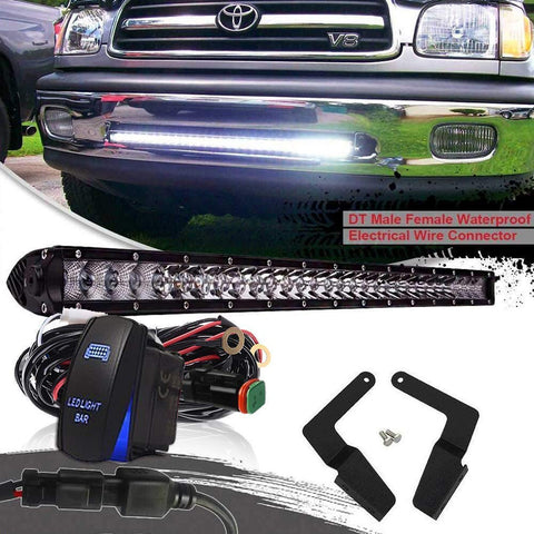 DOT 30-inch single-row LED strip Speckled floodlight combination road fog lamps - Hollywood Creations - laser - engraving - clothing - led lights - noco - tumblers - customer