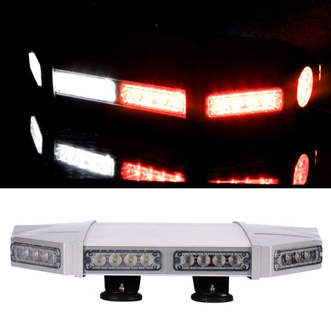 UNI FILTER 56 LED 18-inch Red and white Emergency Warning strobe flash directional roof top LED light bar - Hollywood Creations - laser - engraving - clothing - led lights - noco - tumblers - customer