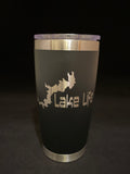 Lake Wallenpaupack Lake Life Tumbler (black) - Hollywood Creations - laser - engraving - clothing - led lights - noco - tumblers - customer