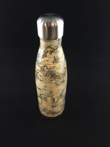 Custom Map Print S'well Vacuum Insulated Stainless Steel Water Bottle, 17 oz - Hollywood Creations - dipdude - hydro dip - led lights - noco
