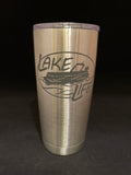 Lake Life Pontoon Tumbler - Hollywood Creations - laser - engraving - clothing - led lights - noco - tumblers - customer