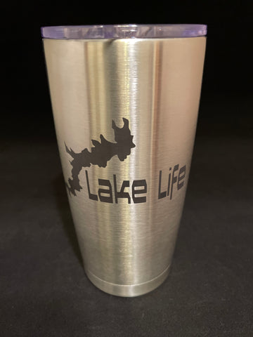 Lake Wallenpaupack Lake Life (Large) Tumbler - Hollywood Creations - laser - engraving - clothing - led lights - noco - tumblers - customer