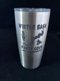 Lake Wallenpaupack Party Cover Winter Bash 2022 (Snowmobile) Tumbler - Hollywood Creations - laser - engraving - clothing - led lights - noco - tumblers - customer