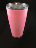 Thermo Steel Lil Boss 20 oz Stainless Steel Pink Vacuum Insulated Tumbler - Hollywood Creations - dipdude - hydro dip - led lights - noco