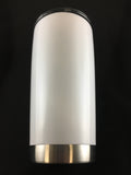 Thermo Steel Lil Boss 20 oz Stainless Steel White Vacuum Insulated Tumbler - Hollywood Creations - dipdude - hydro dip - led lights - noco