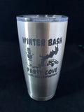 Lake Wallenpaupack Party Cover Winter Bash 2022 (Side By Side) Tumbler - Hollywood Creations - laser - engraving - clothing - led lights - noco - tumblers - customer