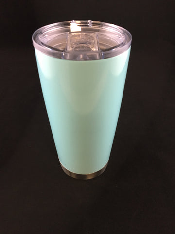 Thermo Steel Lil Boss 20 oz Stainless Steel Light Blue Vacuum Insulated Tumbler - Hollywood Creations - dipdude - hydro dip - led lights - noco