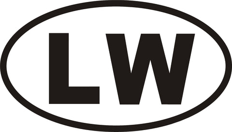 LW ( Lake Wallenpaupack ) Decal - Hollywood Creations - dipdude - hydro dip - led lights - noco